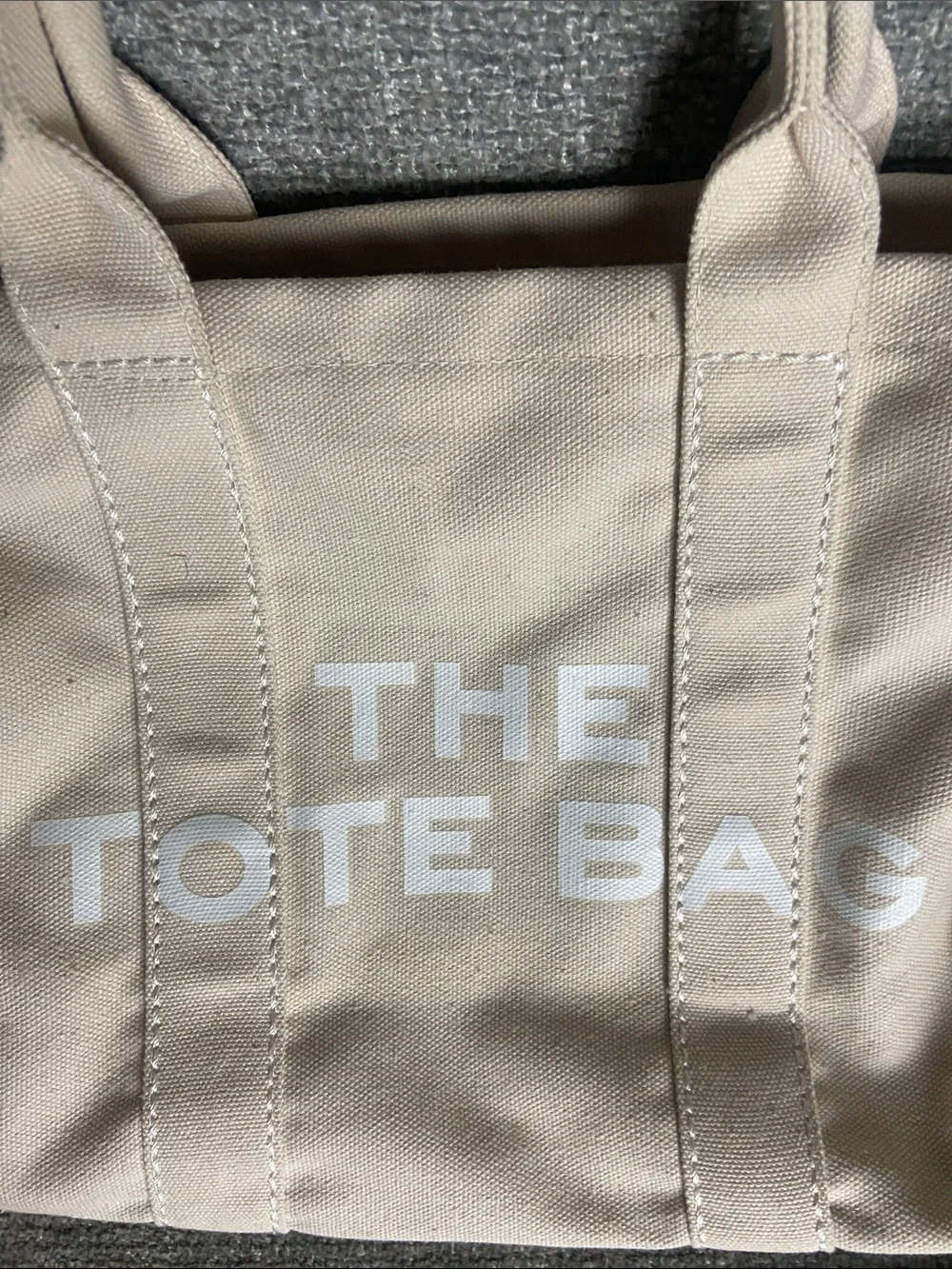 The Tote Bag canvas and embroidered strap